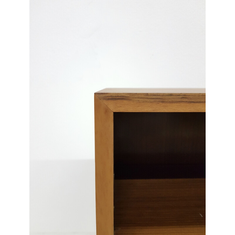 Vintage bookcase in walnut Scandinavian 1960s