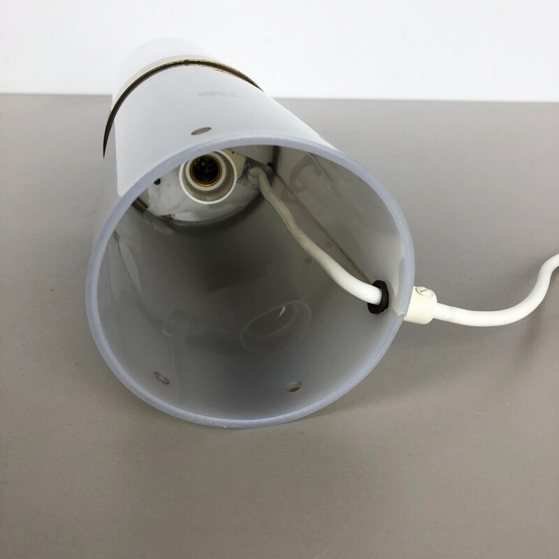 Lampe de table vintage acryl tube, Italie 1960