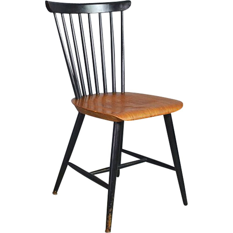 Vintage dutch Tapiovaara chair for Pastoe in wood 1960