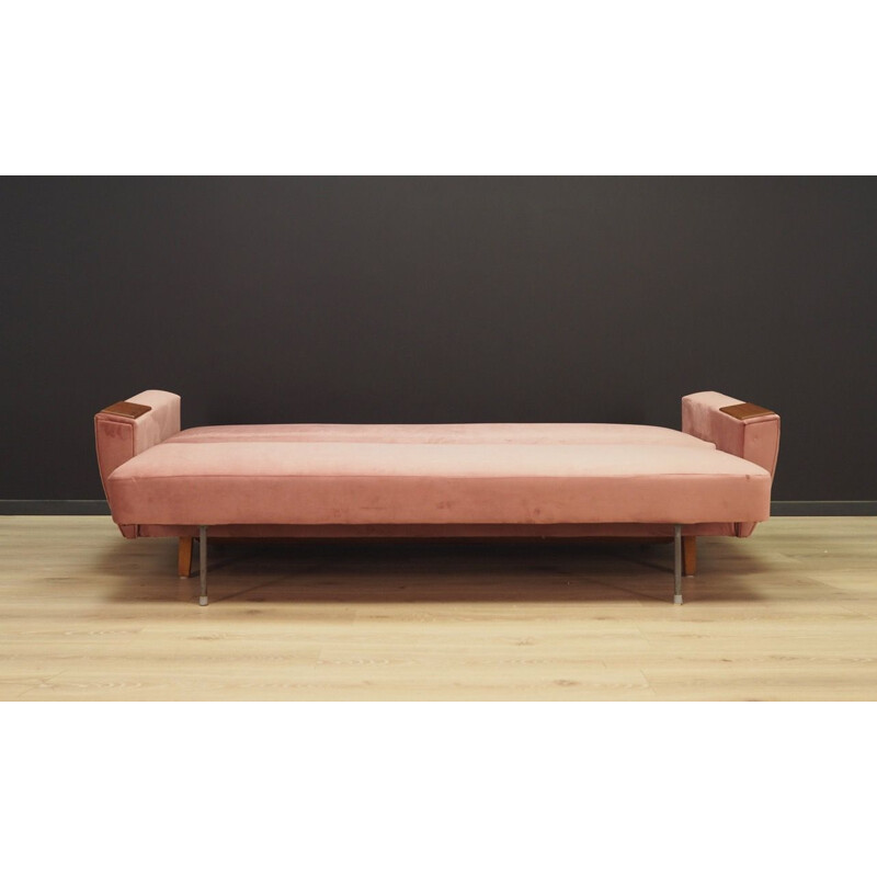 Vintage Danish pink sofa