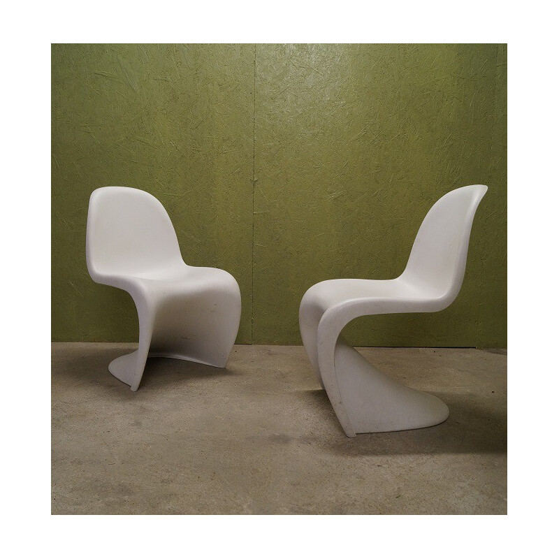 Pair of Vitra chairs in ABS, Verner PANTON - 2000s