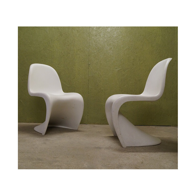 Pair of Vitra chairs in ABS, Verner PANTON - 2000s