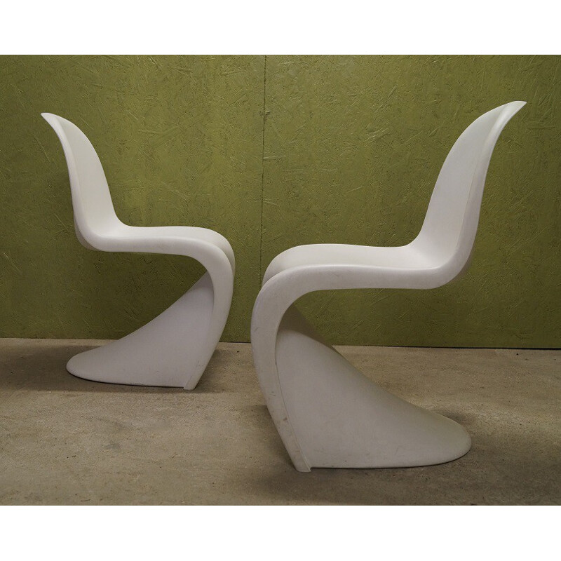 Pair of Vitra chairs in ABS, Verner PANTON - 2000s