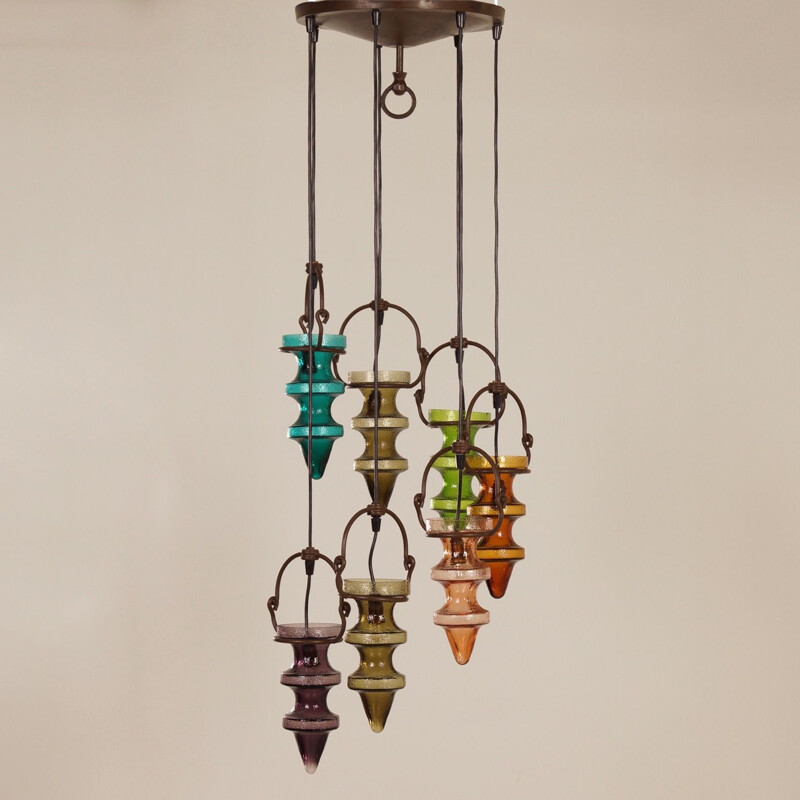 Vintage Stalactite chandelier by Nanny Still