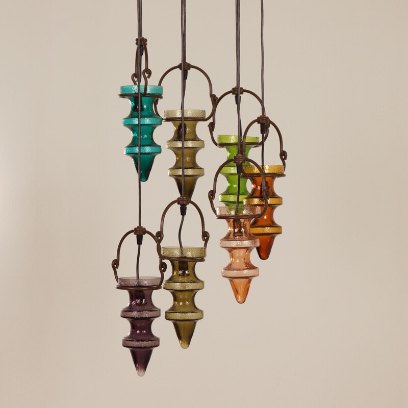 Vintage Stalactite chandelier by Nanny Still