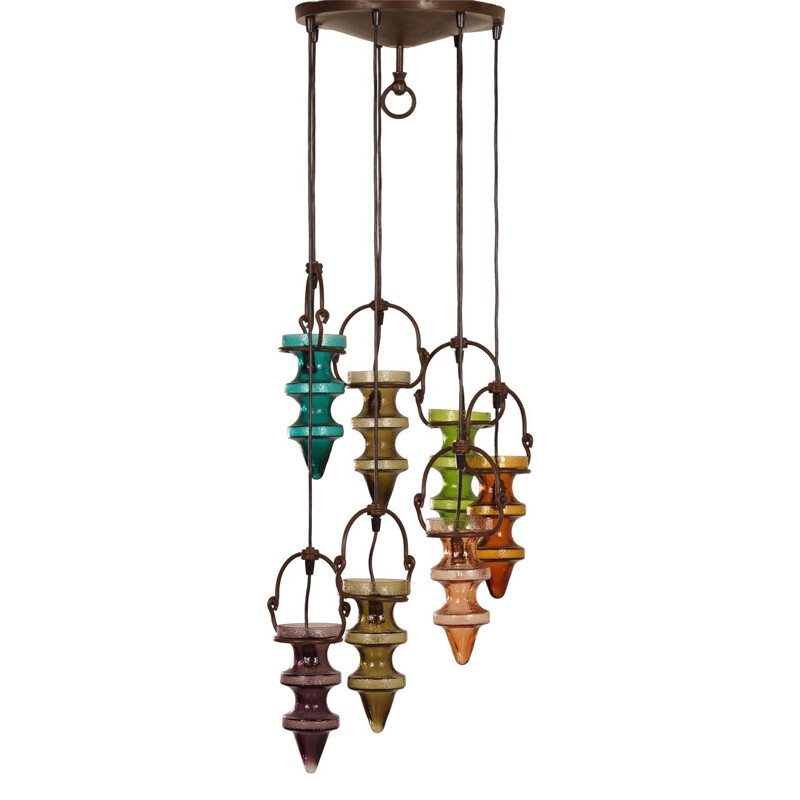 Vintage Stalactite chandelier by Nanny Still