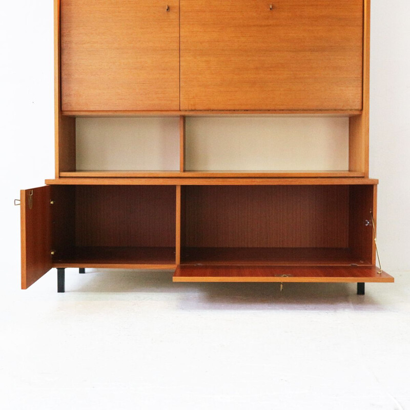 Vintage bar cabinet in teak Germany 1960s