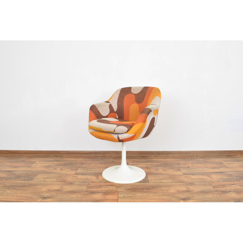 Vintage swivel armchair Tulip by Lusch Erzeugnis for Lusch & Co 1970s