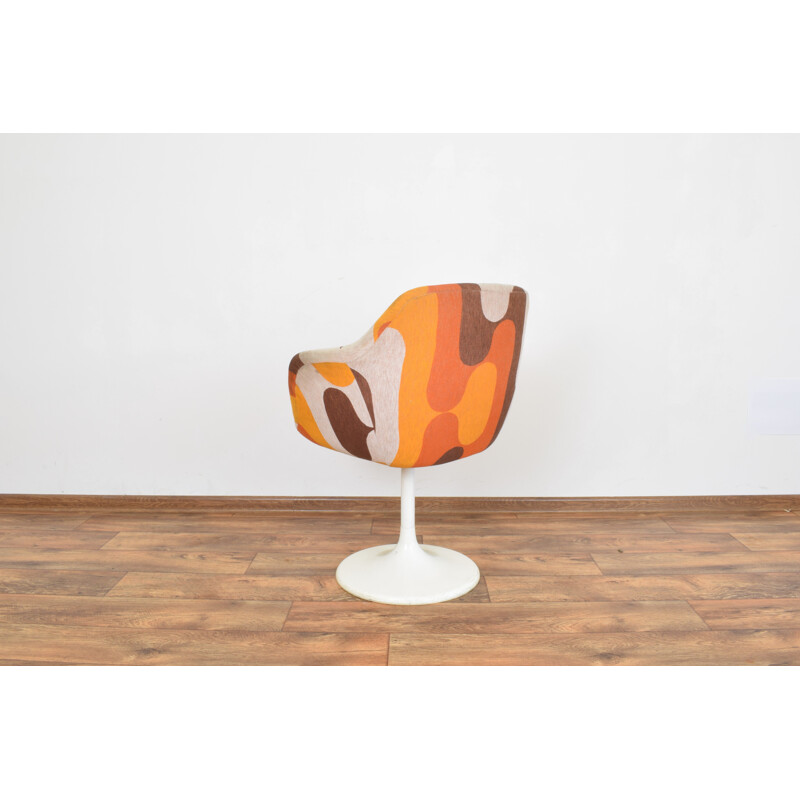 Vintage swivel armchair Tulip by Lusch Erzeugnis for Lusch & Co 1970s