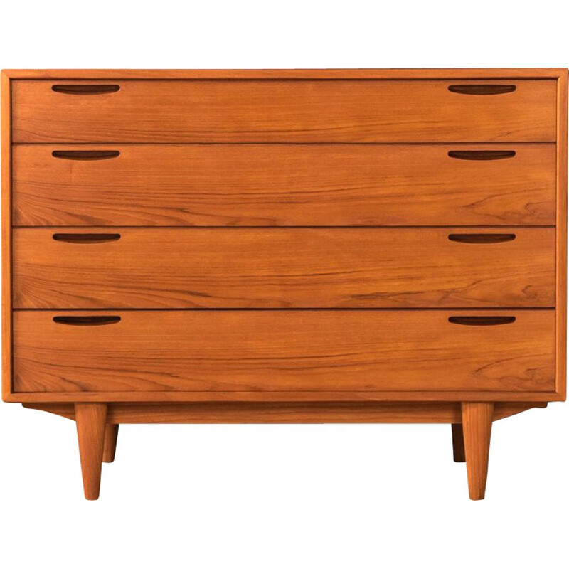 Vintage chest of drawers by Arne Hovmand-Olsen for Selig Denmark 1960s