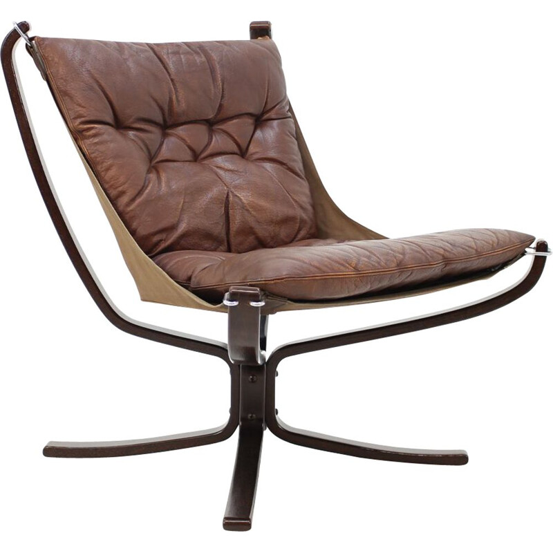 Vintage "Falcon" chair by Sigurd Ressell for Vatne Møbler,1970