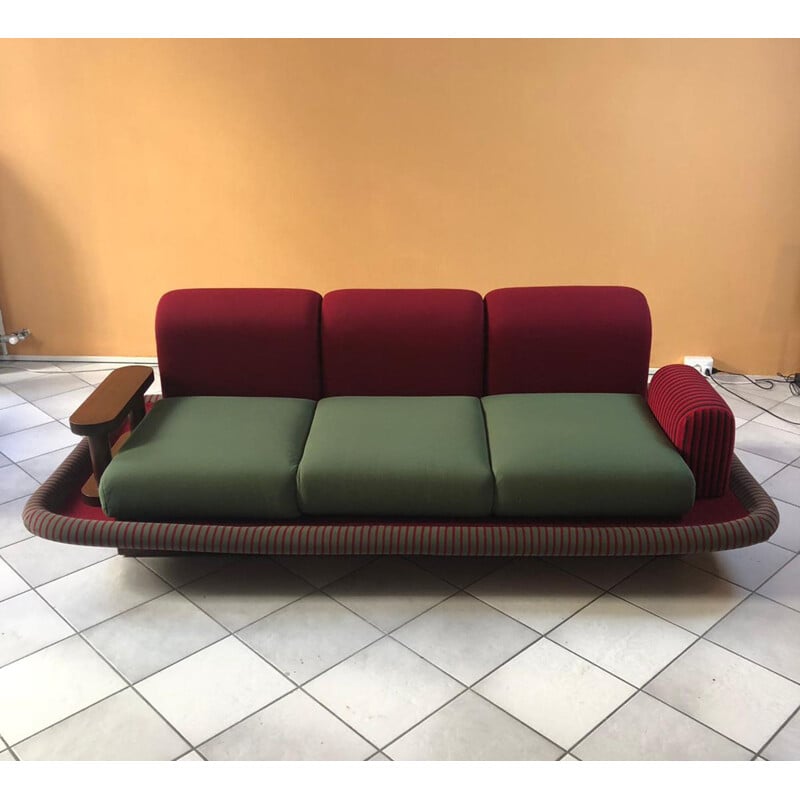 Vintage 3-seater sofa "Tappeto Volante" by Ettore Sottsass,1974