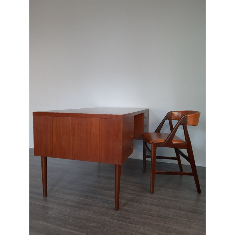 Bureau Danois vintage en teck Scandinave,1950