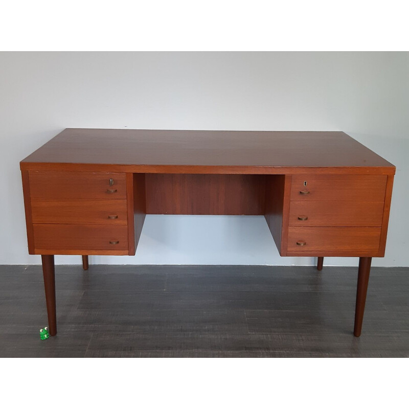 Bureau Danois en Teck, Vintage Scandinave,1950