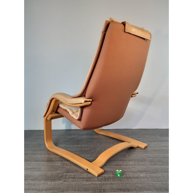 Vintage Cantilever armchair by Rybo Norvège,1995