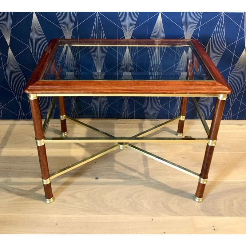 Pareja de mesas auxiliares vintage de Jansen, 1970