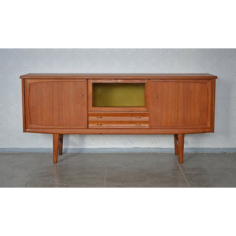 Enfilade vintage Scandinave en teck des années 60  