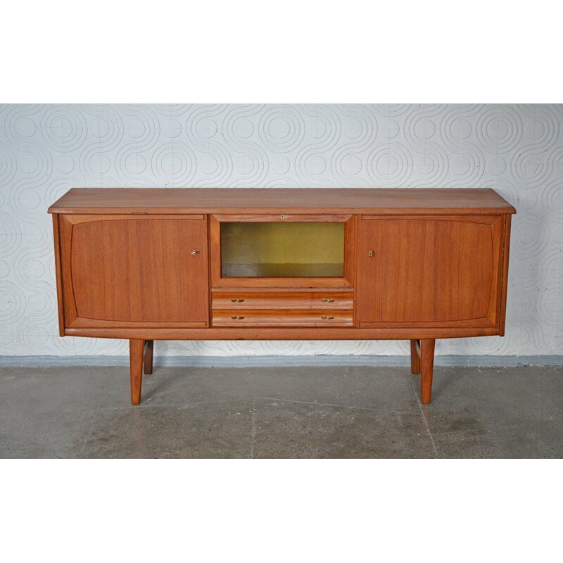 Enfilade vintage Scandinave en teck des années 60  