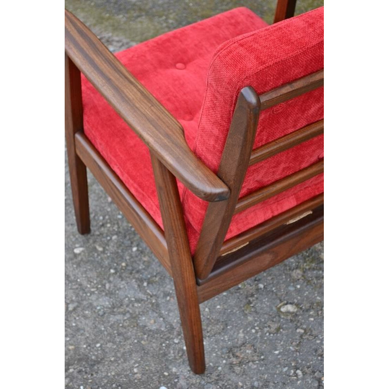 Vintage Scandinavian Lounge chair in teak,1960