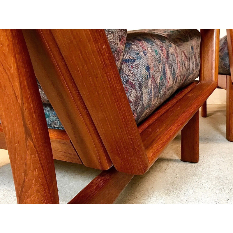 Vintage Danish teak armchair by Glostrup, 1960