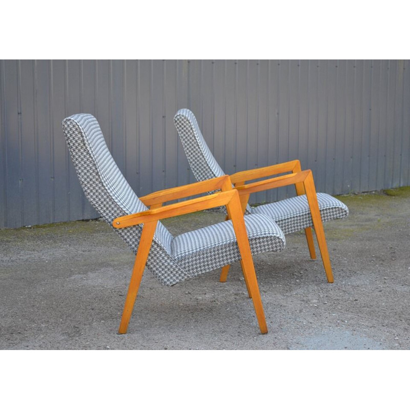 2 vintage Lounge Chairs by Lygija Marija Stapulionienė,1960