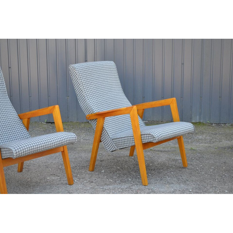 2 vintage Lounge Chairs by Lygija Marija Stapulionienė,1960