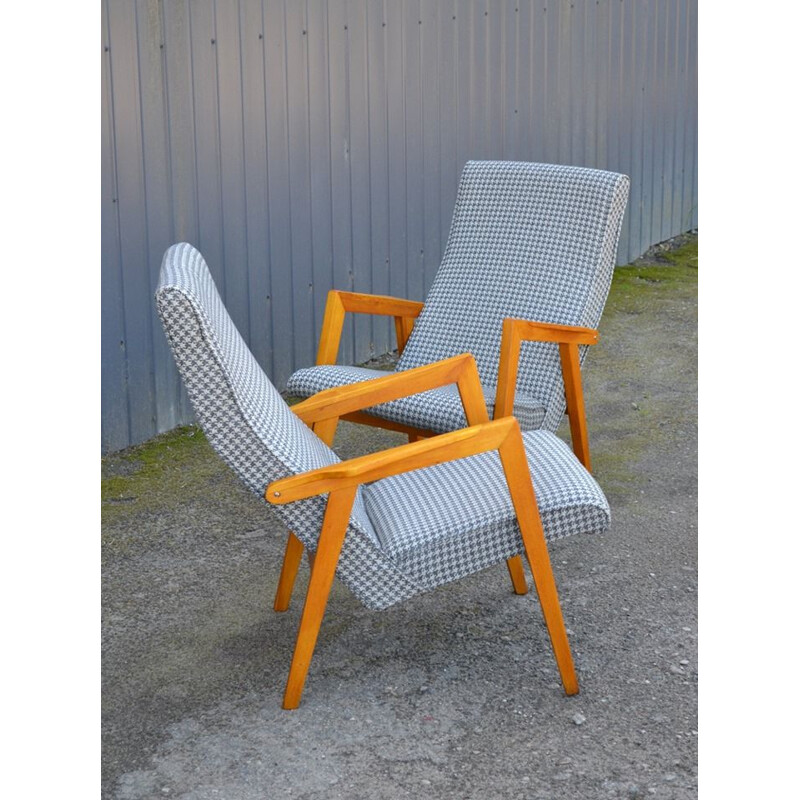 2 Lounge Chairs vintage par Lygija Marija Stapulionienė, 1960s