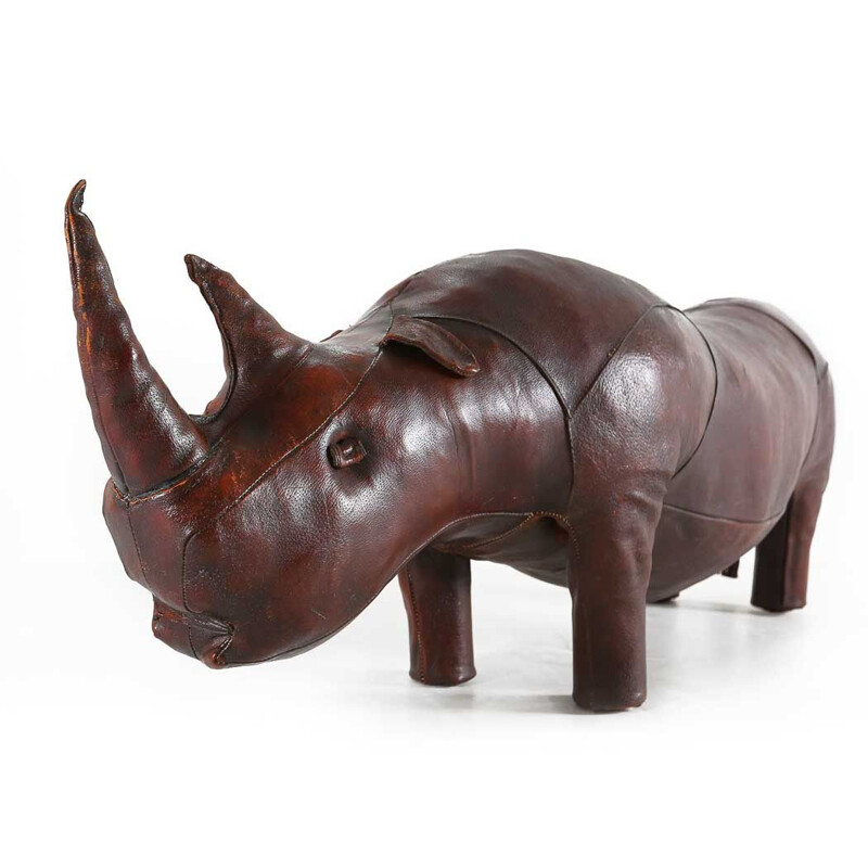 Vintage Big rhinoceros bench by Valenti 1960