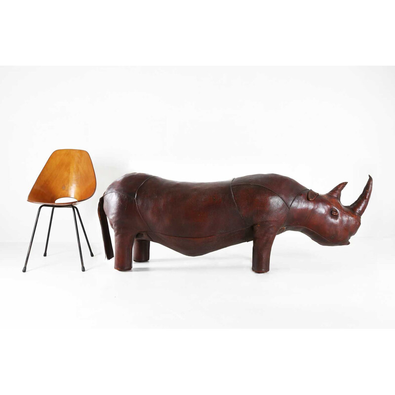 Vintage Big rhinoceros bench by Valenti 1960