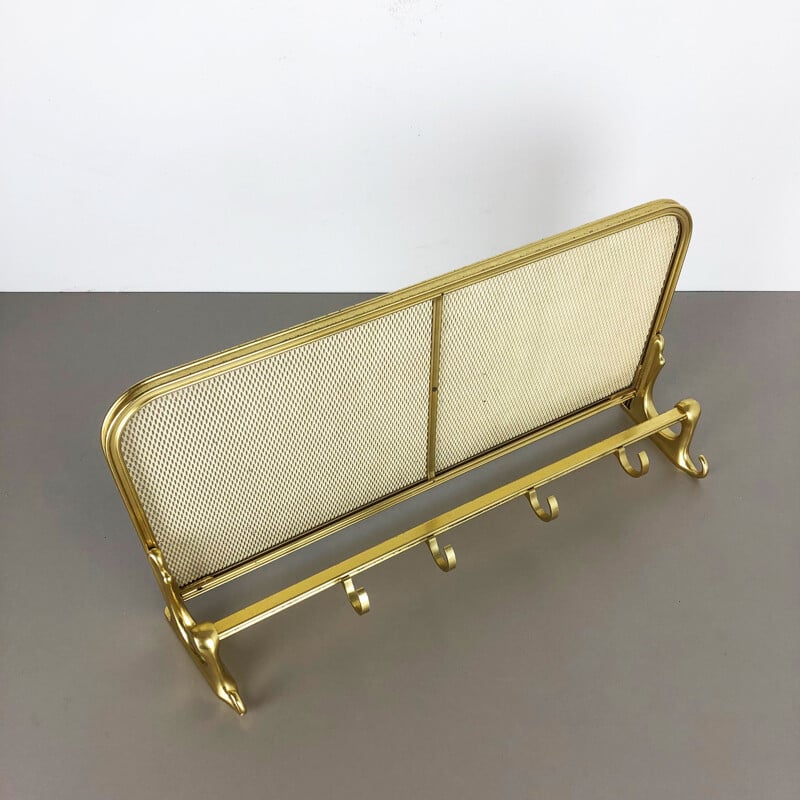 Vintage Brass Coat Rack Element 1950s