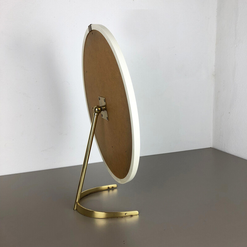 Vintage table mirror by Vereinigte Werkstätten München 1950s 