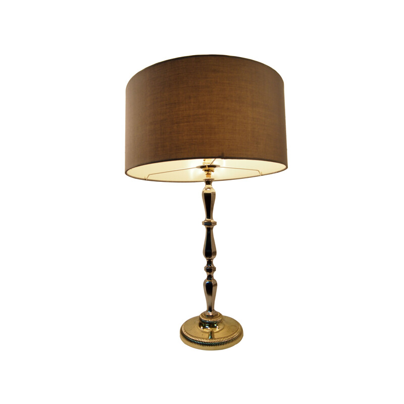 Vintage table lamp in gilt brass Maison Charles