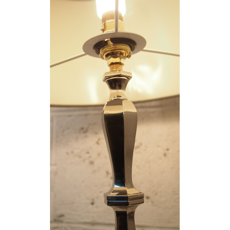 Vintage table lamp in gilt brass Maison Charles