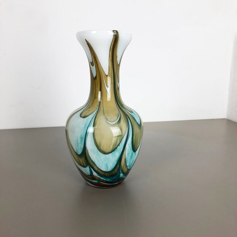 Vintage Extra Large Opaline Vase 1970s