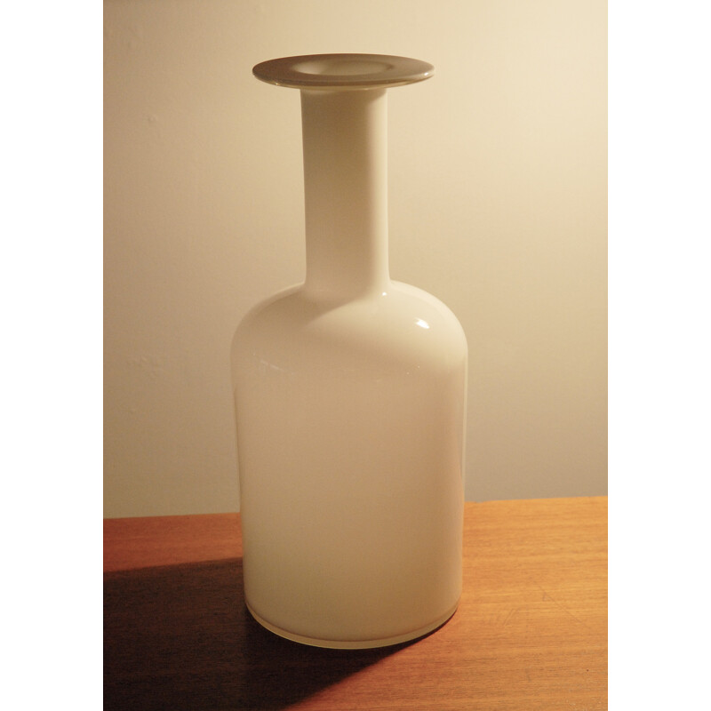 Vase en verre Holmegaard, Otto BRAUER - 1960