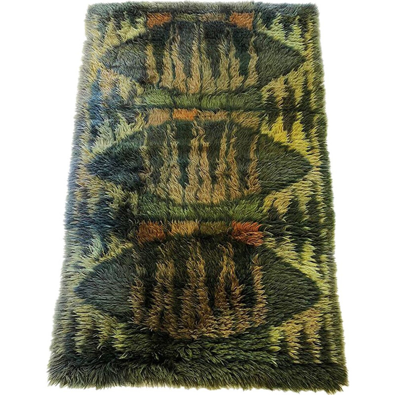 Vintage Rug abstract 1960s