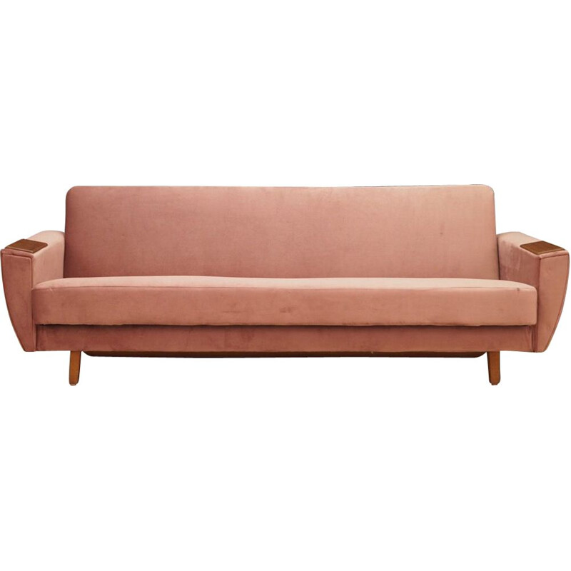 Vintage Danish pink sofa