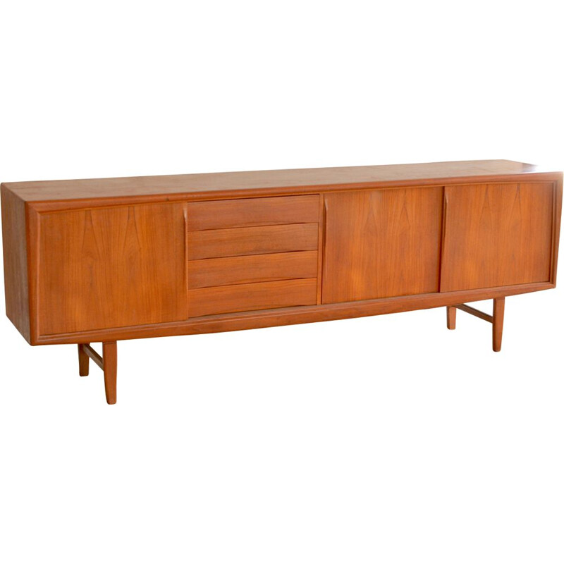 Vintage sideboard in teak by Gunni Omann for Axel Christensen Odder Denmark 1960s