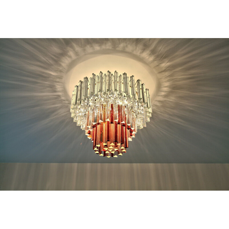 Murano glass ceiling lamp by Paolo Venini