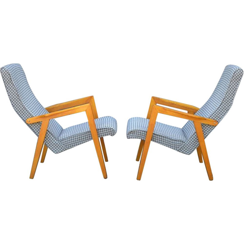 2 vintage Lounge Chairs by Lygija Marija Stapulionienė,1960