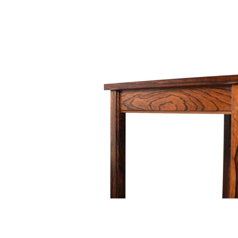 Set of Danish nesting tables in rosewood