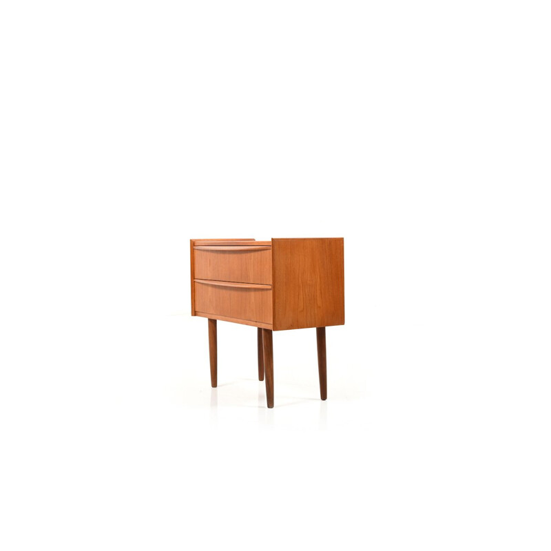 Danish small chest of drawers in teak