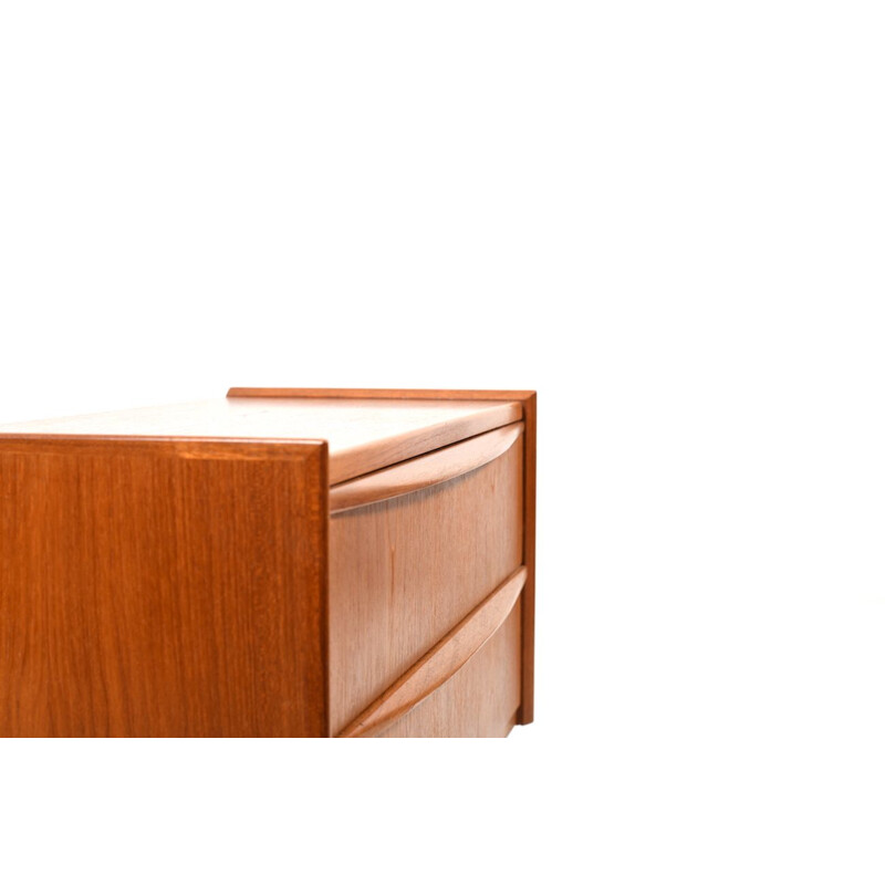 Danish small chest of drawers in teak