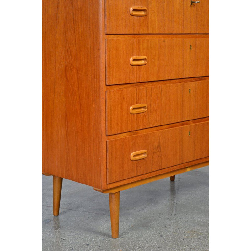 Vintage Swedish chest of drawers in teak