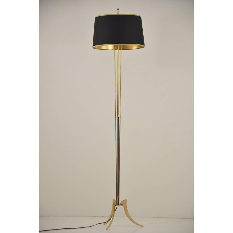 Maison Jansen Floor Lamp  in brass - 1950s