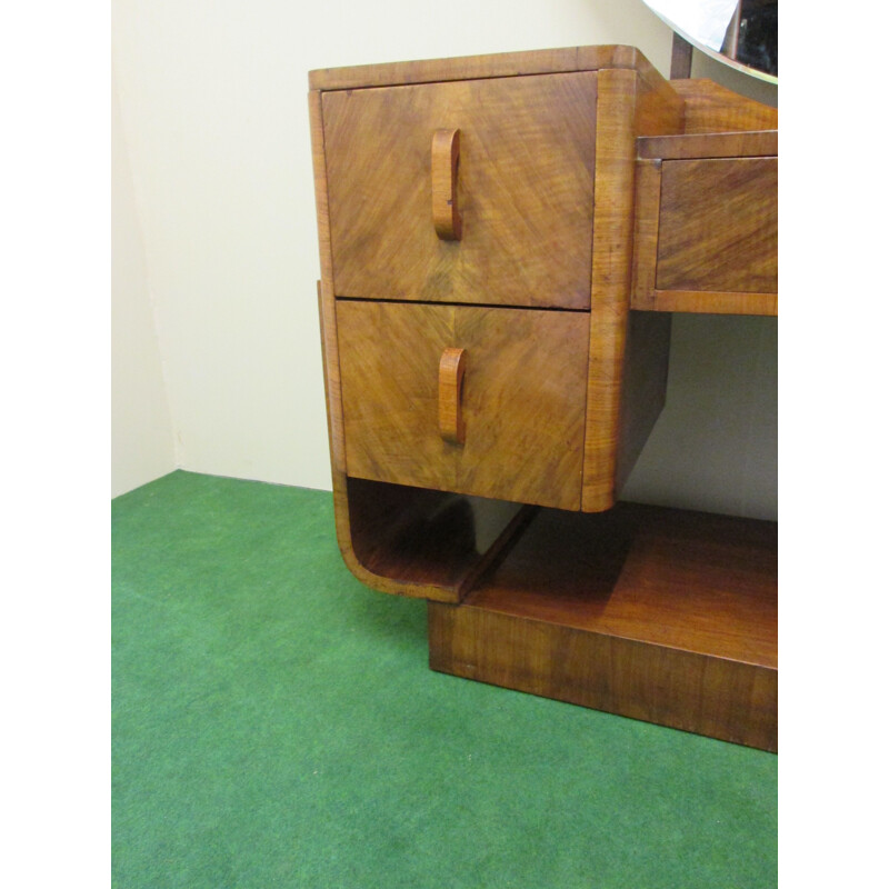 Vintage walnut dressing table