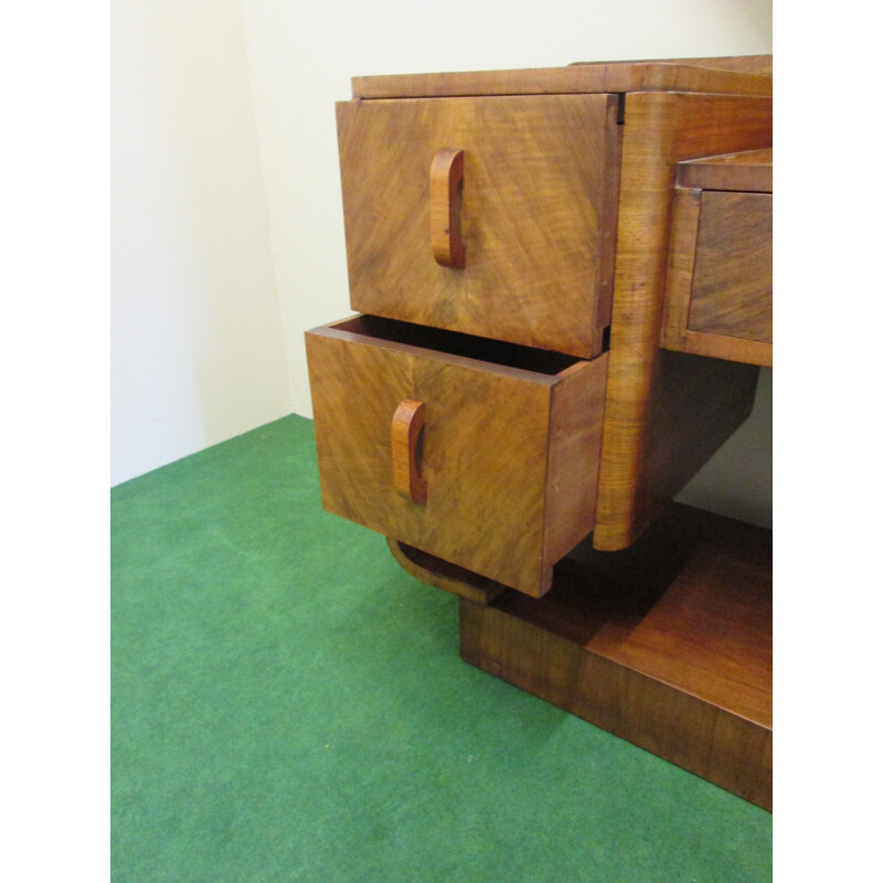 Vintage walnut dressing table