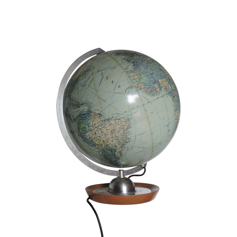 Vintage illuminated globe from JRO Globus 1963