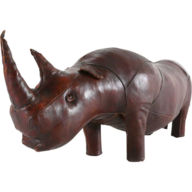 Vintage Big rhinoceros bench by Valenti 1960