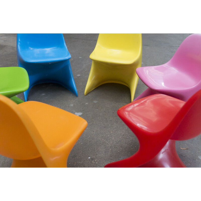 Set of 6 Casalino children's chairs, Alexander BEGGE - 2000s